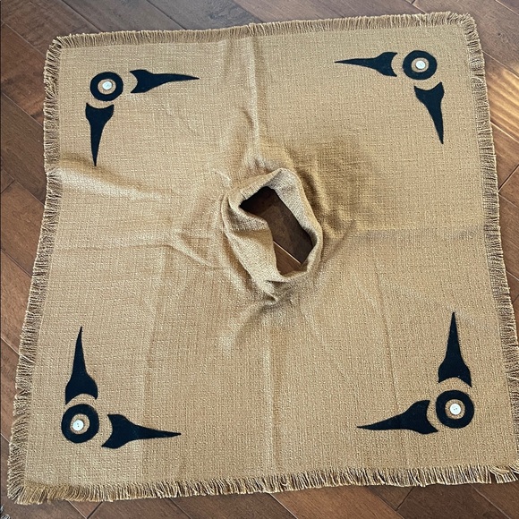 Ay Ay Mut | Coast Salish Original Cowl Neck Poncho - Picture 9 of 16